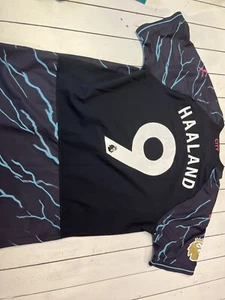 Erling Haaland Haaland #9 Manchester City 23/24 Third Kit Player Version Jersey - Picture 1 of 2