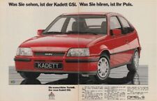 Opel Kadett GSi - Reklame Werbeanzeige Original-Werbung 1985 (1)