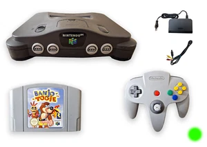 Nintendo 64 • N64 Konsole (Schwarz) • Controller • Banjo Tooie - Bild 1 von 5
