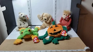 TY Beanie Baby Lot ; 5 Pieces: Used Good Condition Various --- LOT "C" - Picture 1 of 2