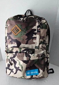 COLUMBIA CAMOUFLAGE BACKPACK BAG SCHOOL - Picture 1 of 15