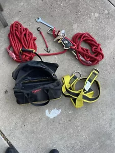 KIT DE ARNÉS DE DOS HOMBRES RTZ2MAN60 HORIZONTAL LIFELINE 60 FT CON BOLSA - Imagen 1 de 7