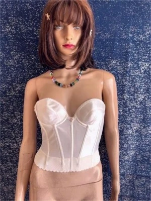 VTG FREDERICKS OF HOLLYWOOD BACKLESS CORSET TOP  SZ 32 B - Image 1 of 3