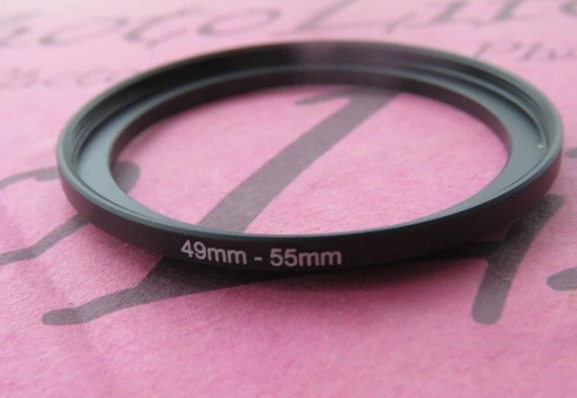 49mm to 55mm Stepping Step Up Filter Ring Adapter 49mm-55mm  - Image 1 of 2