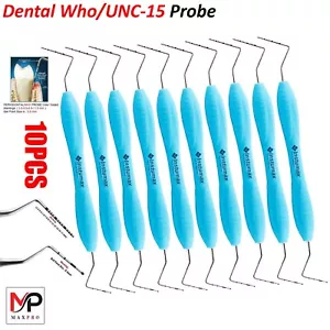 Herramienta de diagnóstico de doble extremo Dental Explorer Williams Probe UNC 15 marca de color - Imagen 1 de 6