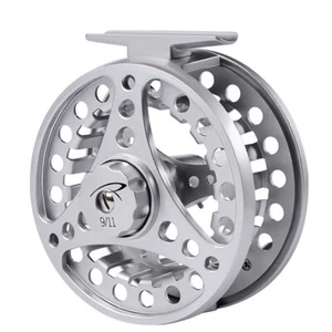 Carrete de pesca con mosca Dr. Fish 3/4 5/6 7/8 aluminio mecanizado CNC carrete de mosca de eje grande - Imagen 1 de 7