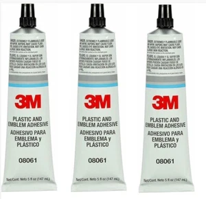 3M 8061 Adhesive Glue Security Craft Plastic Emblem (3 Pack) - Picture 1 of 1
