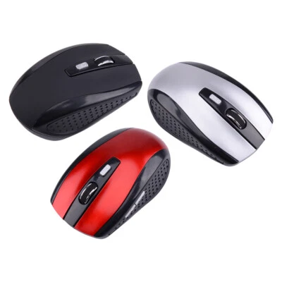 2.4GHz Wireless Optical Mouse 800-1600DPI DPI Cordless Mice Receiver For PC mu - Image 1 of 4