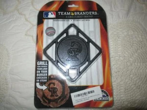 Brander de carne con logotipo de los Rockies de Colorado MLB de hierro fundido Team Branders - Imagen 1 de 4