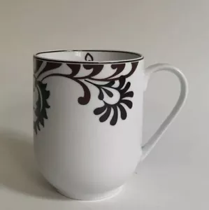 Tazza da tè caffè Mikasa Gourmet Basics porcellana "Chocolate Swirl" 12 oz. -C18 - Foto 1 di 9