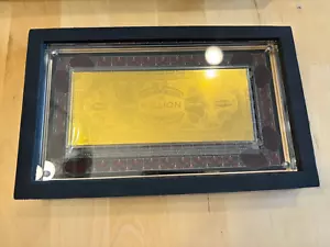APMEX Bullion Club 1 Gram .9999 Fine Gold Foil Note * Framed In Gift Box - Picture 1 of 5