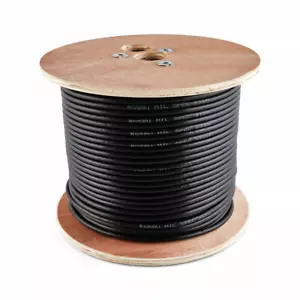 100m carrete de rg-58 u mil especificación CB radioaficionado 50Ohm cable coaxial 95% trenza - Imagen 1 de 6