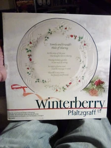 PFALTZGRAFF WINTERBERRY FAMILY AND FRIENDS PLATE FOR SHARING NIB 2017 From Macys - Picture 1 of 1