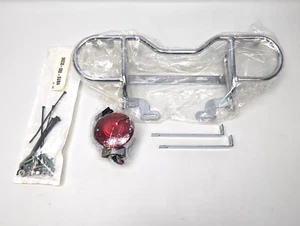 1986-1996 Harley-Davidson FLT FLHT Chrome License Plate Light Kit 68230-88B - Picture 1 of 7
