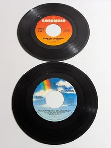 Lot of 2 Barbara Mandrell 45's Country Pop Featuring Lee Greenwood MCA Columbia - Picture 1 of 6