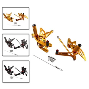 Motorcycle Adjustable Rearset Rear Set Foot Peg For Suzuki GSXR1000 2007 2008 - Bild 1 von 12
