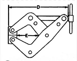 Spannhand 0- 110 mm Spannweite Klemmzwinge Lestoprex - Bild 1 von 11