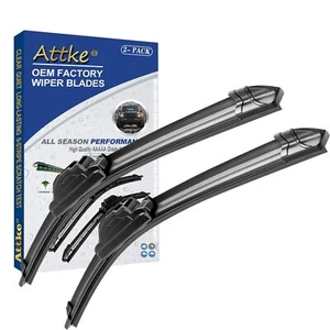 OEM Quality Front Windshield Wiper Blades Set 22inch + 22inch - Picture 1 of 6