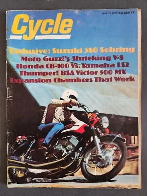 1972 March Cycle Motorcycle Magazine; Cool Vintage Harley-Davidson Ad - Image 1 of 4