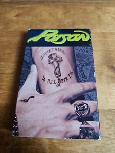 Sealed! Poison - Something To Believe In - Ball & Chain Cassette Tape Single - Picture 1 of 4