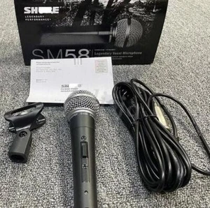Shure SM58 Dynamic Wired Professional Vocal Microphone with Switch & Cable NEW* - Picture 1 of 10