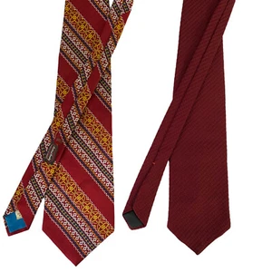 Vintage Necktie Mens Designer Suit Wemlon by Wembley Red Movie Prop Fashion - Picture 1 of 13