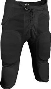 Sports Unlimited Double Knit Integrated Football Pants, New Adult Small In Black - Picture 1 of 1