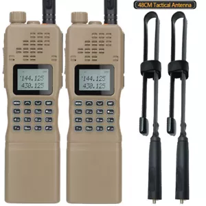 BAOFENG AR152 15W DUAL BAND TWO WAY RADIO FM WALKIE TALKIE&48CM TACTICAL ANTENNA - Picture 1 of 11