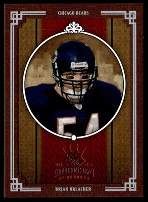 2005 Donruss Throwback Threads Gridiron Kings Red Frame Brian Urlacher Chicago - Image 1 of 2