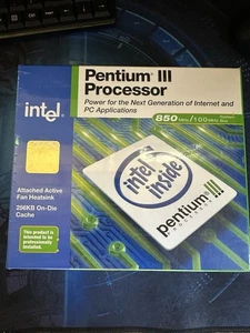 Intel Pentium III 3 850mhz Slot 1 NEW SEALED - Picture 1 of 4
