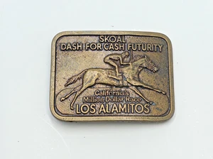 Skoal Dash For Cash Futurity Los Alamitos Belt Buckle - Picture 1 of 2