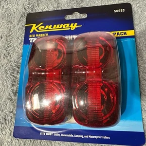 NEW Kenway| Red Marker Trailer Light Kit | 2-pack 56693 | Marker Clearance Light - Picture 1 of 1