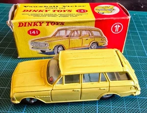 Dinky Toys 141 Vauxhall Victor Estate Car in Yellow. Excellent boxed - Picture 1 of 5