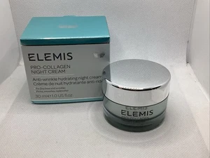 Crema de noche hidratante antiarrugas ELEMIS Pro-Collagen 1 oz 30 ml nueva en caja - Imagen 1 de 4