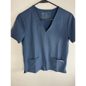 FIGS Collezione Tecnica Top Scrub Blu Ardesia Divisa Medica Donna - Foto 1 di 3