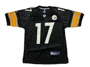 Herren NFL Reebok On Field Pittsburgh Steelers Mike Wallace #17 genäht Trikot Gr. 50 - Bild 1 von 8