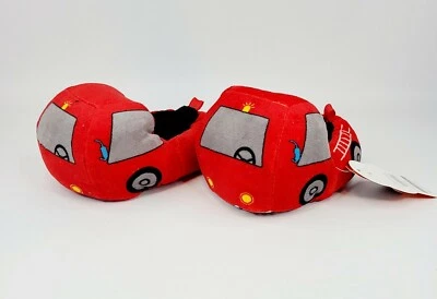 Red Fire Truck Toddler Slippers Warm Soft NEW - Image 1 of 4