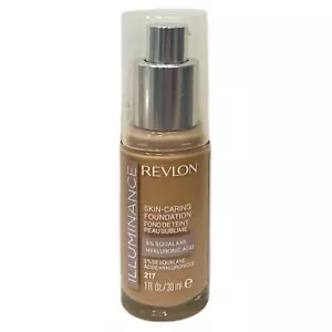 Revlon Illuminance Skin Caring Liquid Foundation 217 Beige 1 fl oz - Picture 1 of 2