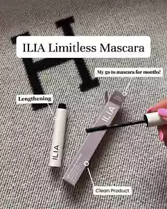 ILIA Limitless Lash Mascara - After Midnight Black - Taglia 0,27 oz 8g - NUOVO NUOVO CON SCATOLA - Foto 1 di 2