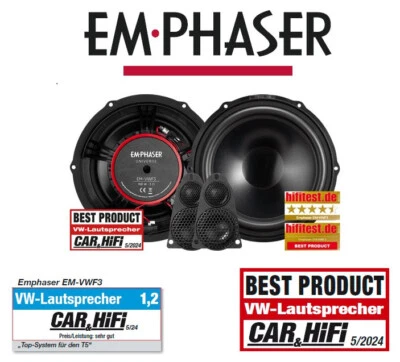 EMPHASER EM-VWF3 Lautsprecher Set kompatibel mit VW T5 Transportern, Reisemobile - Bild 1 von 4