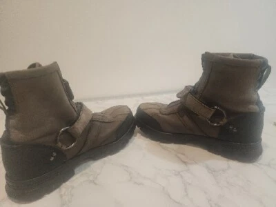 Botas de cuero para hombre Ralph Lauren Polo Conquest Hi III talla 7,5 marrón  Foto 1 de 4