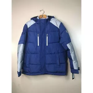 Size L KENNETH COLE Puffer Coat With - Picture 1 of 6