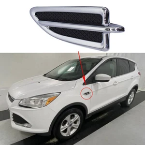 Labwork Fender Chrome Emblem Moulding For Ford Escape 2013-2015 Left Driver Side - Picture 1 of 7