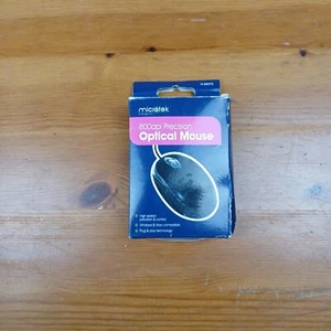 Microtek Optical Mouse 800dpi Precision H-28370 New Unused - Afbeelding 1 van 8