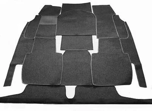 Juego de alfombras de bucle negro para BMW 501 V8/502 Barockengel 1952-1964 - Imagen 1 de 2