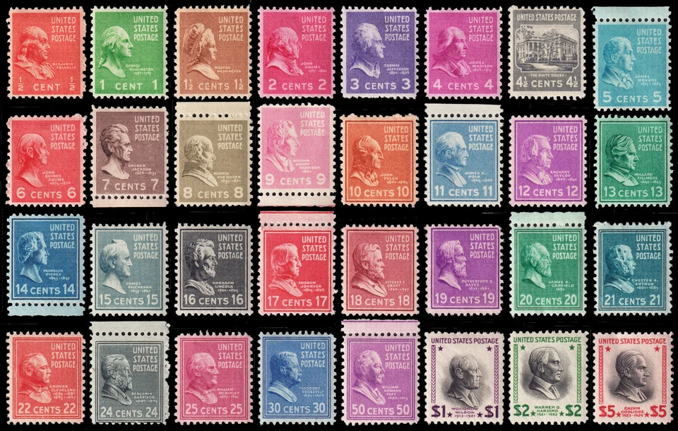 United States Scott 803-834 (1938) Mint H F-VF Complete Set J - Image 1 of 1