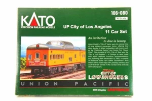 KATO N-Scale 106-080 UP City of Los Angeles 11car Set with Display UNITRACK Rare - Picture 1 of 12