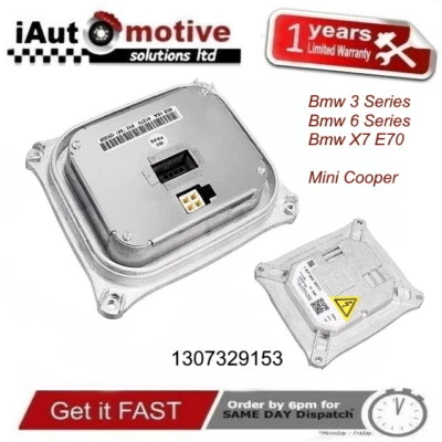 Modulo HID zavorra faro nuovo per BMW Serie 3 6 X5 Mini rame 1307329153 - Immagine 1 di 4