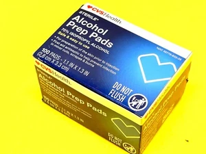 CVS Health Alcohol Prep Pads 100 CT.  ( DAMAGED BOX ONLY ) - Picture 1 of 4