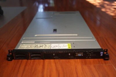 IBM SYSTEM X3550 M4 SERVER 2x146 GB HDD 2x Xeon E5-2640 2.50GHz 64GB RAM - Image 1 of 4